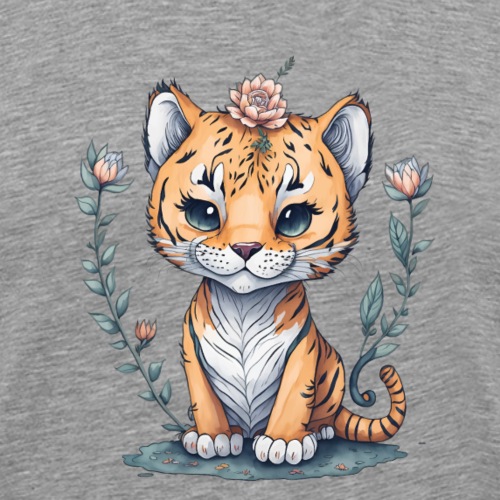 cucciolo tigre - Maglietta Premium da uomo