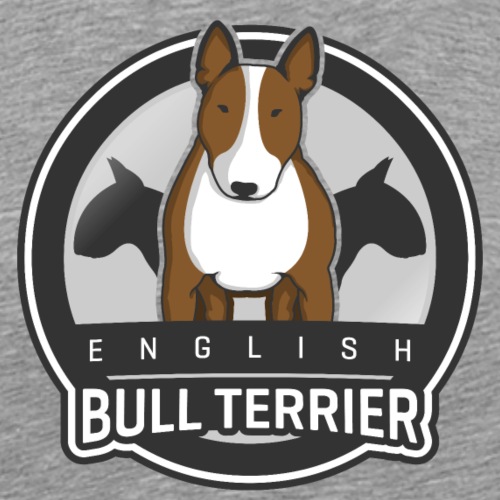 English Bull Terrier Front - Männer Premium T-Shirt