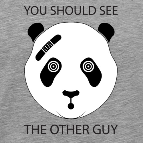 Tough Panda - Camiseta premium hombre