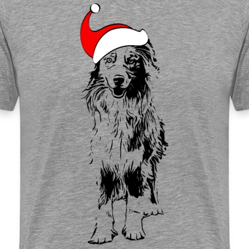 Weihnachten Australian Shepherd Aussie Hund - Männer Premium T-Shirt