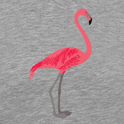 Cora Flamingo - Männer Premium T-Shirt