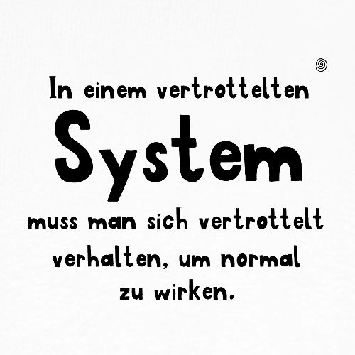 vertrotteltes System (schwarz) - Männer Premium Bio T-Shirt