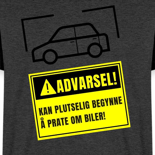 Advarsel - Kan plutselig begynne å prate om biler!