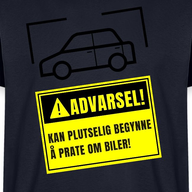 Advarsel - Kan plutselig begynne å prate om biler!