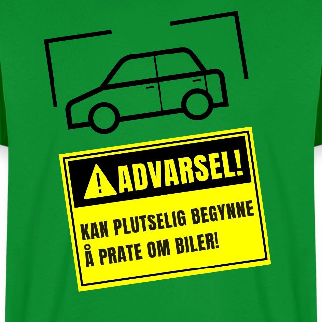 Advarsel - Kan plutselig begynne å prate om biler!