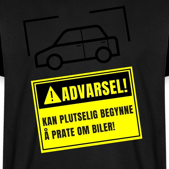 Advarsel - Kan plutselig begynne å prate om biler!