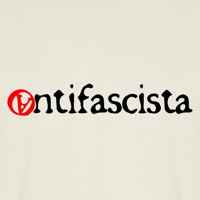print antifascista a versal black