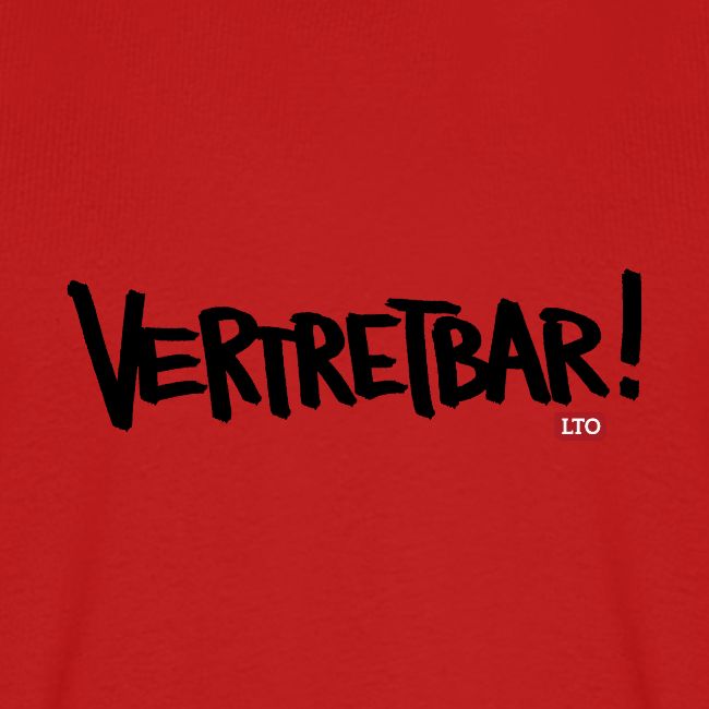 VERTRETBAR Schwarz