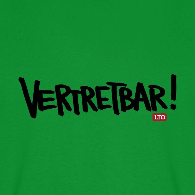 VERTRETBAR Schwarz