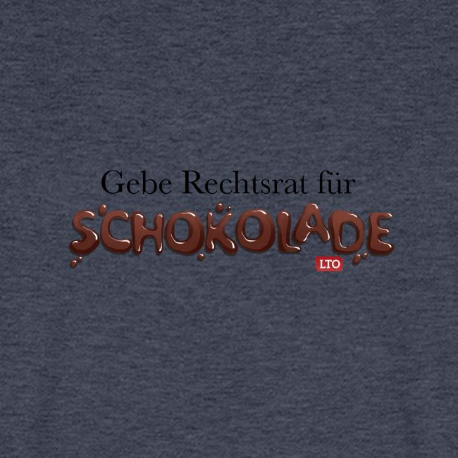 Gebe Rechtsrat für Schokolade