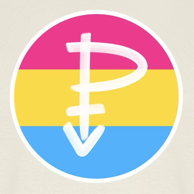 Emblem Pansexuell weiss