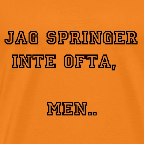 Springer 2017 Svart - Premium-T-shirt herr