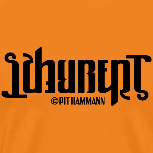Ambigramm Schubert 01 Pit Hammann - Männer Premium T-Shirt