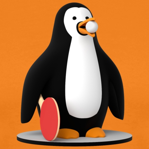 Tischtennis Pingpong Pinguin - Koszulka męska Premium