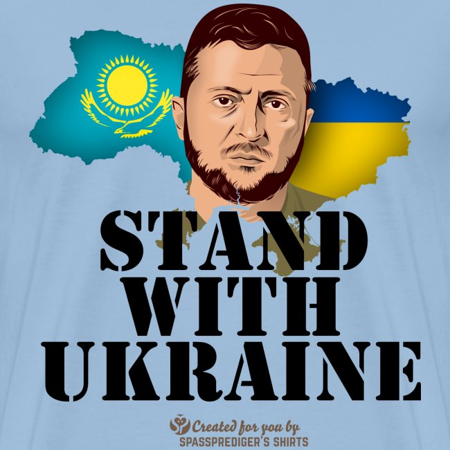 Ukraine Kasachstan Unterstützer Merch