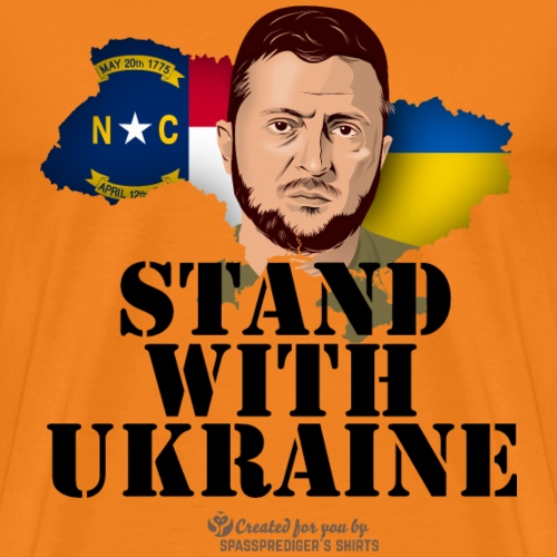 Ukraine North Carolina - Männer Premium T-Shirt