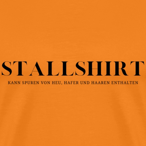 Stallshirt Design 2 - Männer Premium T-Shirt