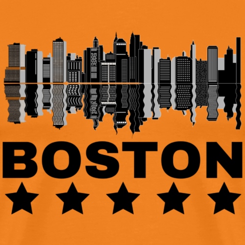 Boston Skyline - Mannen Premium T-shirt