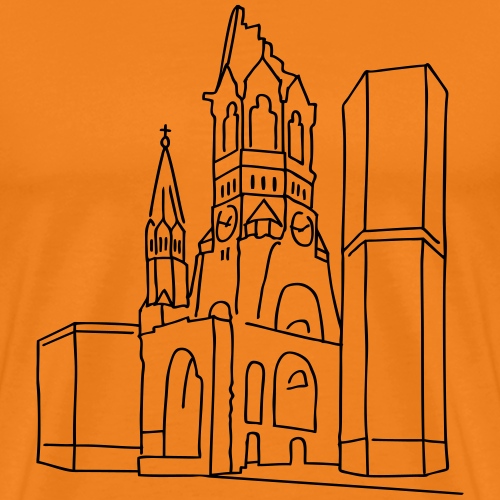 Église du Souvenir de Berlin - T-shirt Premium Homme