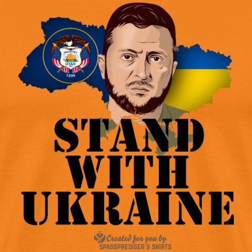 Ukraine Zelensky Utah - Männer Premium T-Shirt
