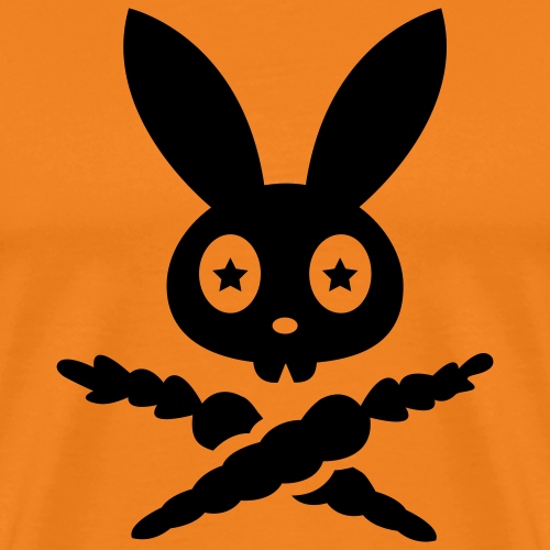 Skully Sternauge auge hase kaninchen bunny häschen - Männer Premium T-Shirt