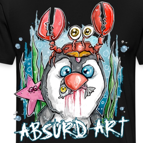Pingu von Absurd ART - Männer Premium T-Shirt