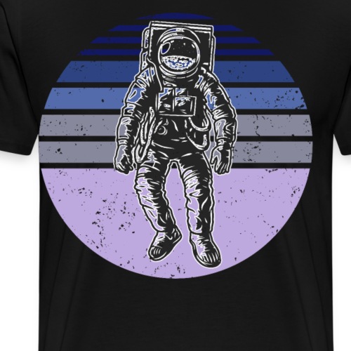 Astronaut Vintage Retro Weltraum Geschenkidee - Männer Premium T-Shirt