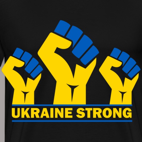 Ukraine Strong - Männer Premium T-Shirt