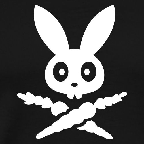 SKULLY Hase bunny Schädel kaninchen häschen - Männer Premium T-Shirt