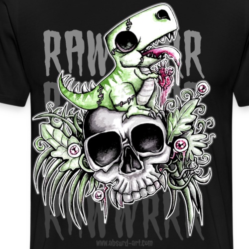 RAWWRR von Absurd ART - Männer Premium T-Shirt