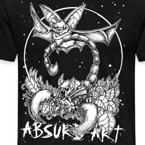Sternzeichen Skorpion, von Absurd Art - Männer Premium T-Shirt
