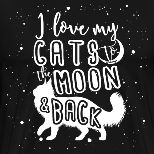 Cats Moon 2 - Miesten premium t-paita