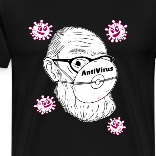 Coronavirus Covid Antivirus Gamer Zocker Geschenk - Männer Premium T-Shirt