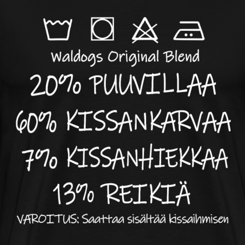Kissi Original Blend II - Miesten premium t-paita