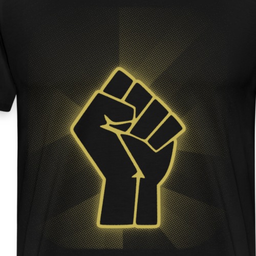 Black Lives Matter Fist - Men's Premium T-Shirt