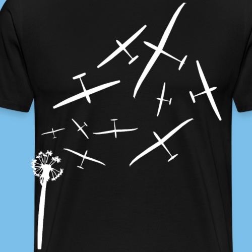 Blume gleiten Segelflieger Pilot Segelflugzeug - Männer Premium T-Shirt