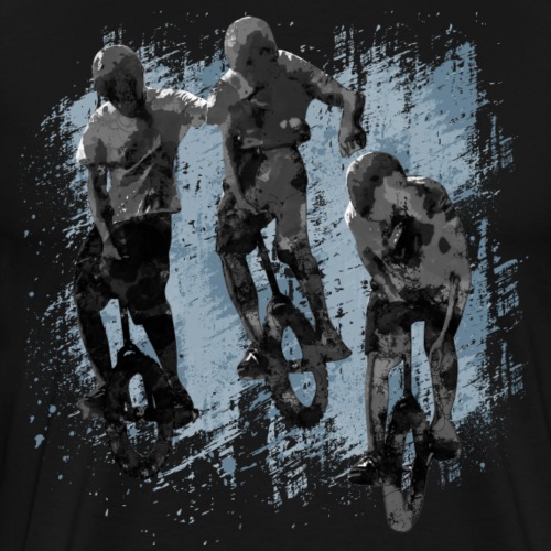 Einrad | Unicycling Freestyle blue - Männer Premium T-Shirt