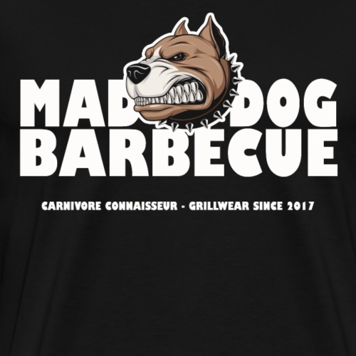 Mad Dog Barbecue (Grillshirt) - Männer Premium T-Shirt