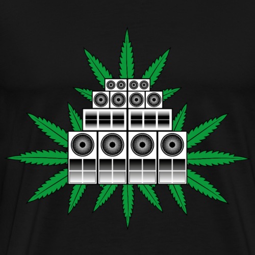 Ganja Sound System - Men's Premium T-Shirt