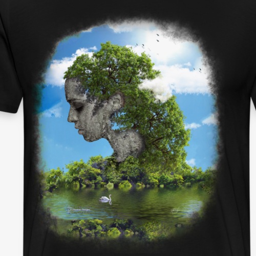 Land of Id - Premium-T-shirt herr