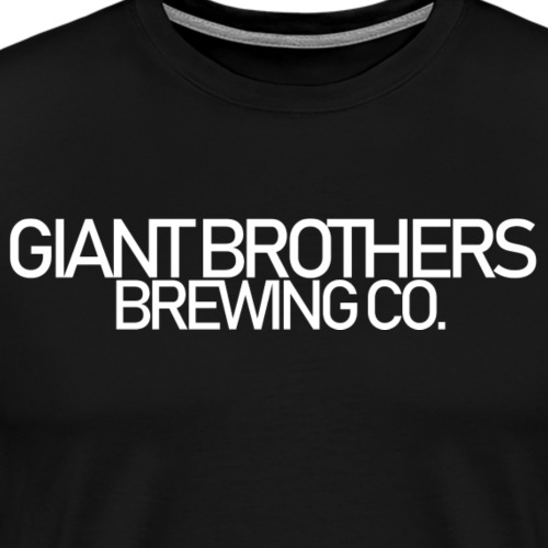 Giant Brothers Brewing co white - Premium-T-shirt herr