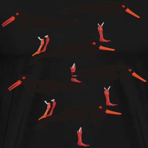 Meriharakkaporukka - Miesten premium t-paita