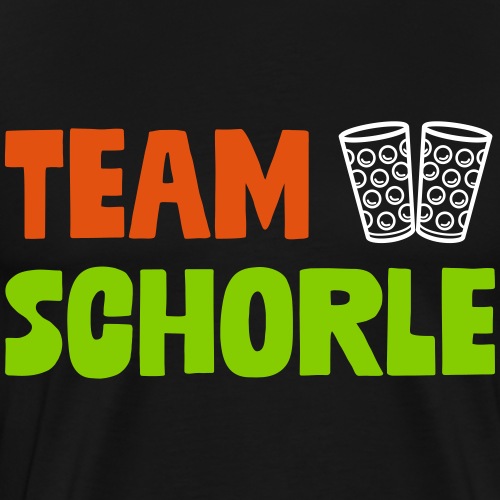 Team Schorle und Dubbe Schoppenglas - Männer Premium T-Shirt
