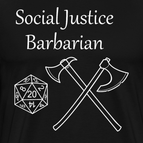 Social Justice Barbarian - Men's Premium T-Shirt