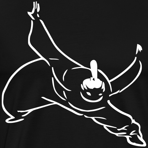 Kung Fu Monk - Men's Premium T-Shirt