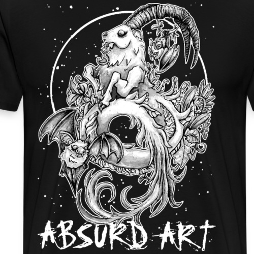 Sternzeichen Steinbock, von Absurd Art - Männer Premium T-Shirt