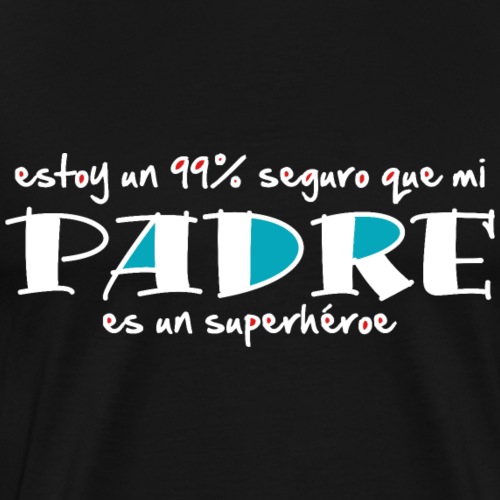 99% Superheroe (dark) - Men's Premium T-Shirt