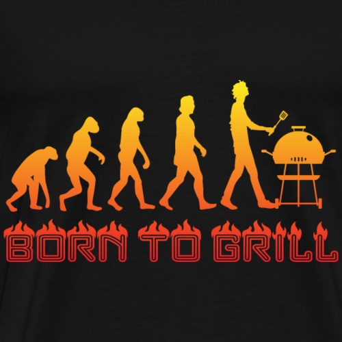 Born to Grill Evolution BBQ Evolution - Männer Premium T-Shirt