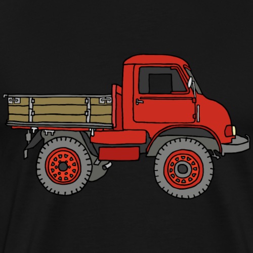 Roter Lastwagen, LKW, Laster - Männer Premium T-Shirt