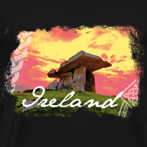 Irland Poulnabroune Dolmen - Männer Premium T-Shirt